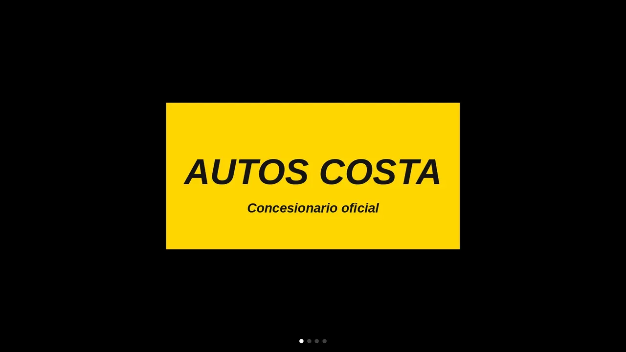 Patrocinador a pantalla completa con indicador de diapositivas